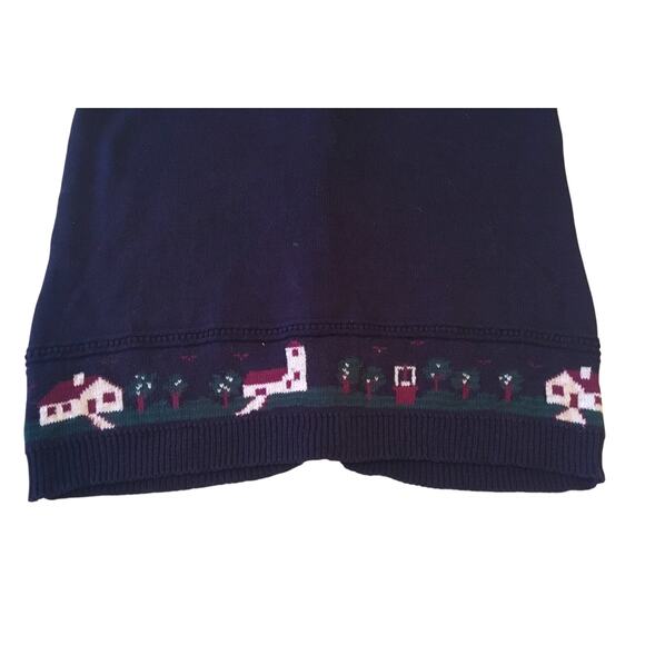 Northern Reflections Vest Navy BL Cottages Village  Small - Picture 6 of 6